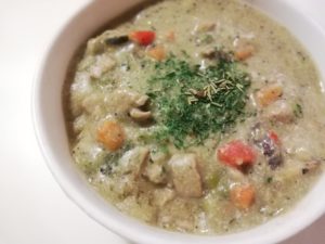 犬ご飯【豚肉とバナナのクリームシチュー】