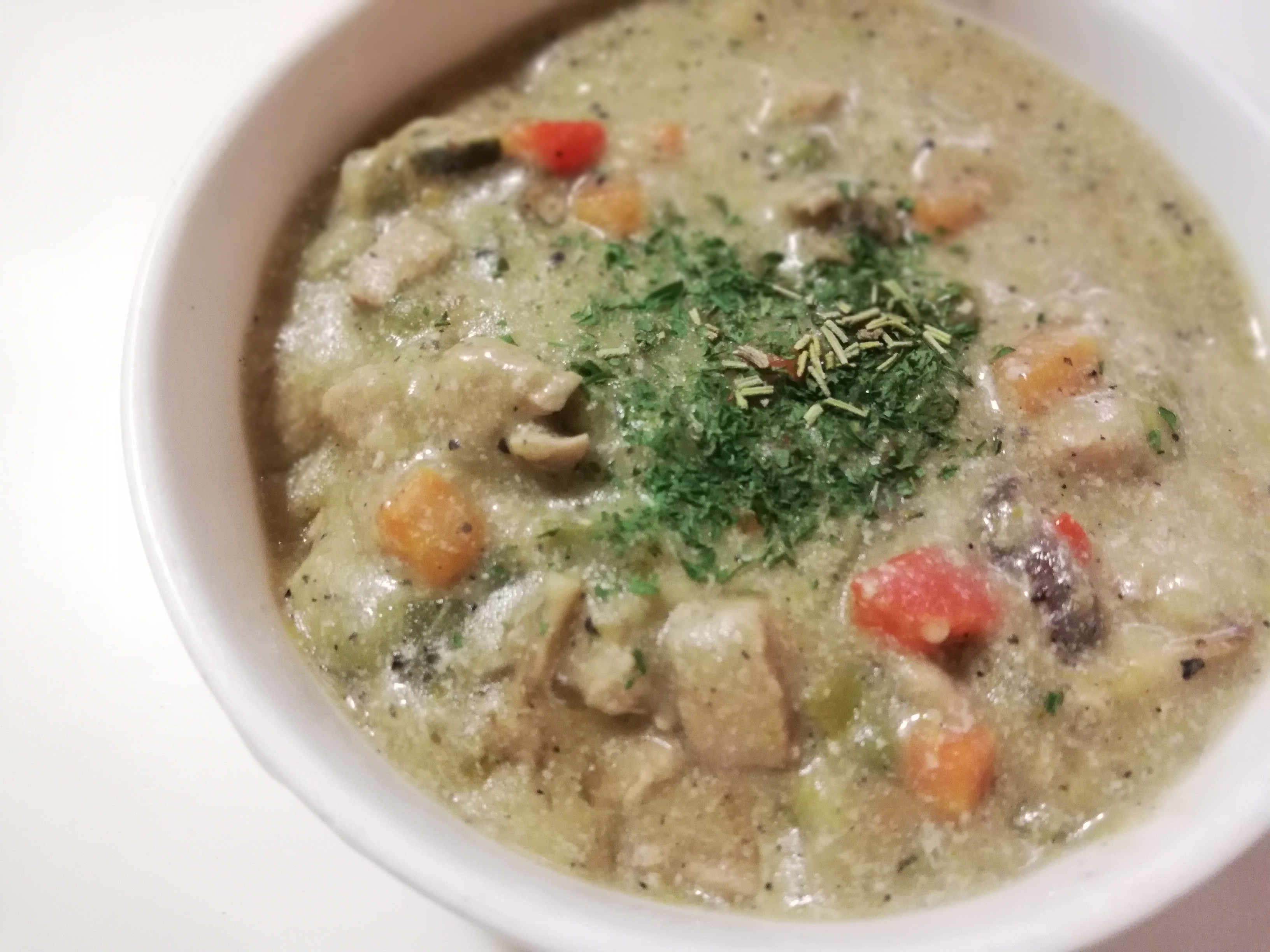 犬ご飯【豚肉とバナナのクリームシチュー】